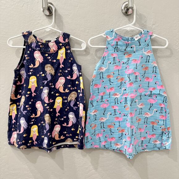 Mini Club Mermaids & Flamingos Dresses Bundle - Picture 1 of 10
